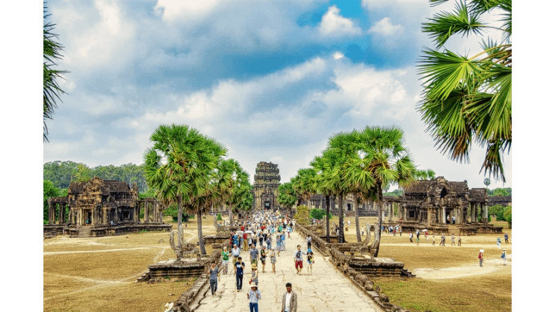 Angkor Wat Temple. One of major tourist destination in Asia.