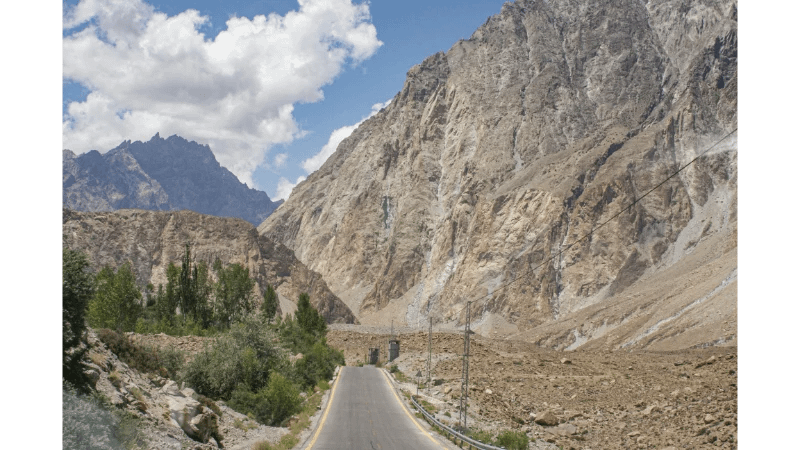 Northern areas in Pakistan. Cheapest country to visit.